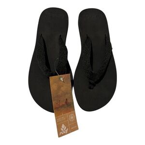 Reef Black Flip Flops